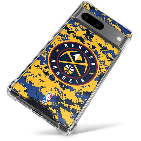 NBA Denver Nuggets Digi Camo Google Pixel 8 Clear Case